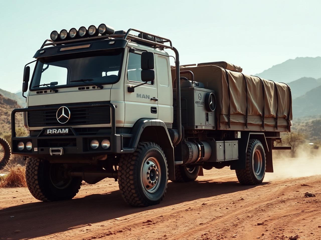 Overland Trucks for chauffeur-driven hire in Ethiopia